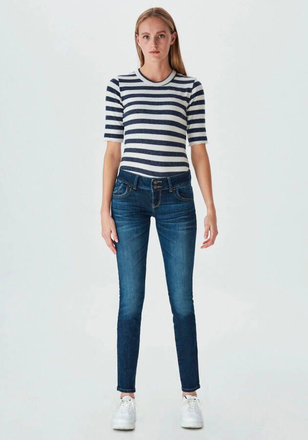 LTB Slim fit jeans MOLLY met dubbele knoopsluiting & stretch