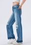 LTB high waist wide leg jeans Felicia pixie wash Blauw Meisjes Denim 164 - Thumbnail 4