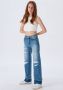 LTB high waist wide leg jeans Felicia pixie wash Blauw Meisjes Denim 164 - Thumbnail 7
