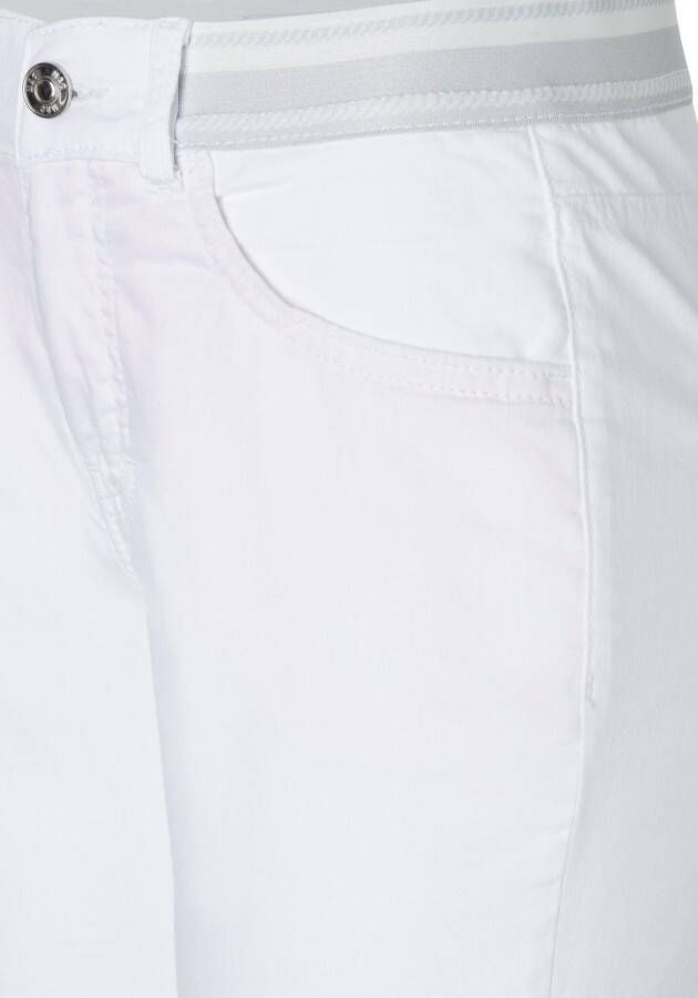 MAC 7 8 jeans SLIM SPORT cropped met elastische band in de taille