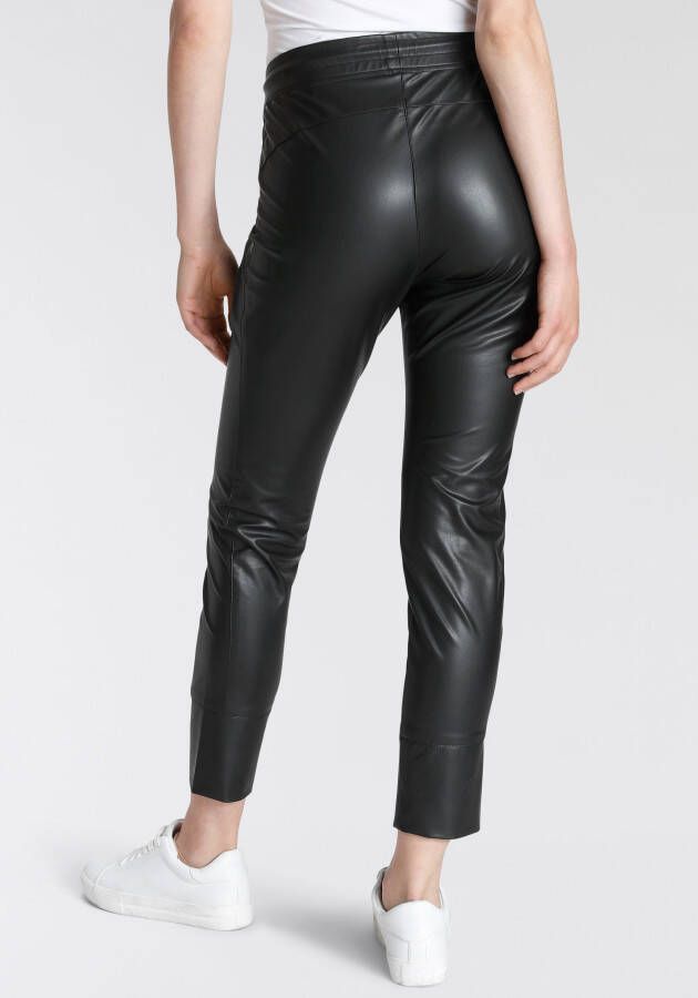 MAC Imitatieleren broek Future-Pants vegan
