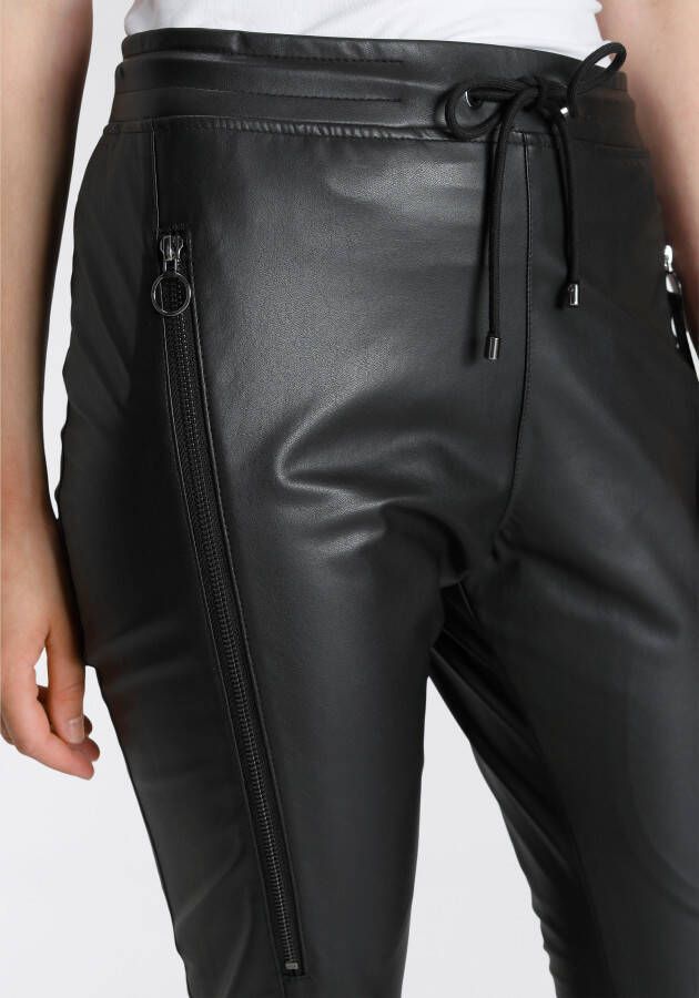 MAC Imitatieleren broek Future-Pants vegan