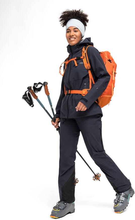 Maier Sports Functioneel jack Liland P3 W Technische 3-lagenjas voor veelzijdige outdooractiviteiten