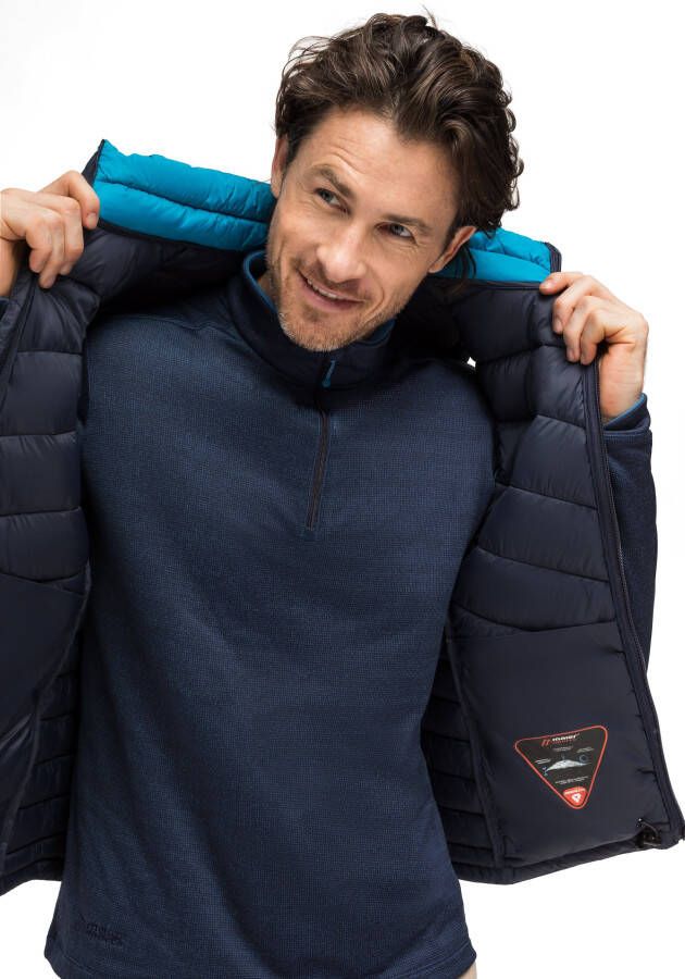 Maier Sports Functioneel jack Notos Vest 2.1 M Zeer lichte warme bodywarmer voor outdooractiviteiten