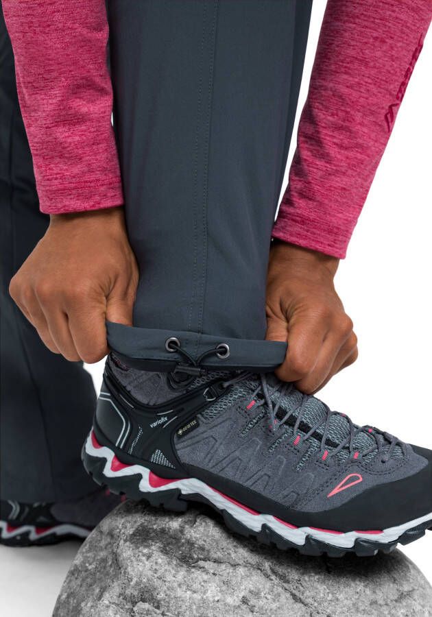 Maier Sports Functionele broek Rechberg Dames outdoorbroek gevoerd wandelbroek met 4 ritszakken regular fit