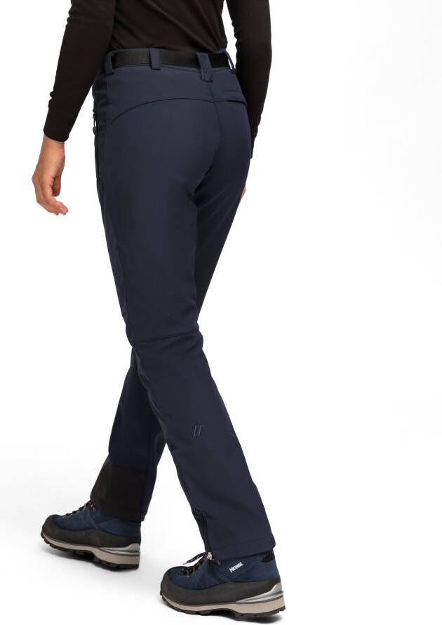 Maier Sports Functionele broek Tech Pants W Warme softshell-broek elastisch en winddicht