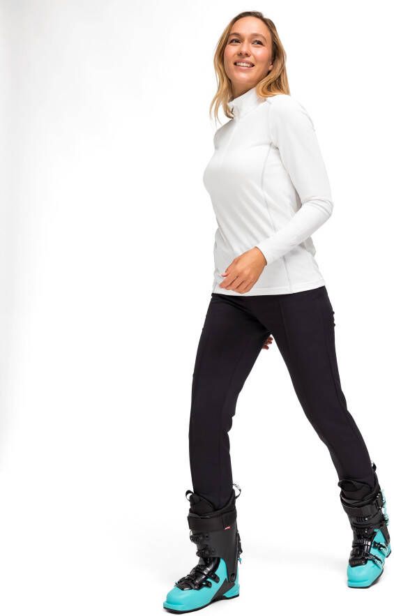 Maier Sports Skibroek Sonja Slim fit broek met voetbandjes elastisch elegant model