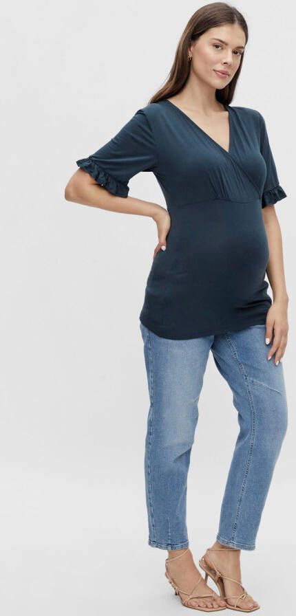 Mamalicious Zwangerschapsshirt MLDICTE met ruches