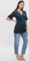 Mamalicious Zwangerschapsshirt MLDICTE met ruches - Thumbnail 3