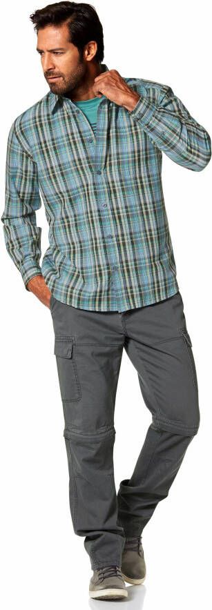 Man's World Cargobroek met zip-offfunctie (set Met riem)