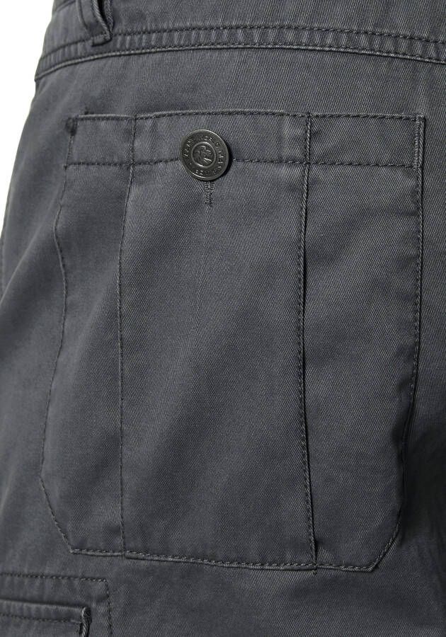 Man's World Cargobroek met zip-offfunctie (set Met riem)