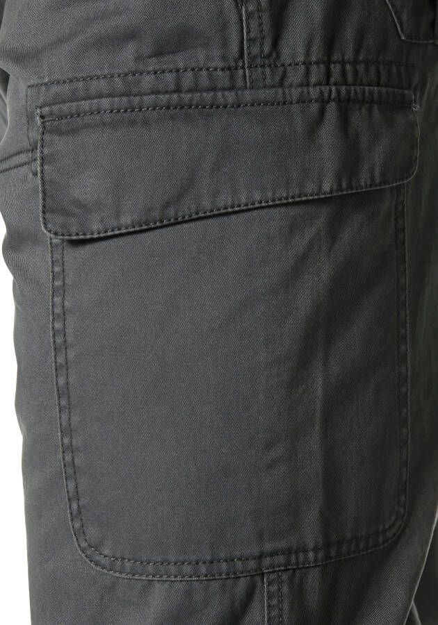 Man's World Cargobroek met zip-offfunctie (set Met riem)