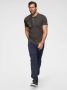 Man's World Henleyshirt Korte mouwen casual pasvorm bedrukt ronde hals casual - Thumbnail 4