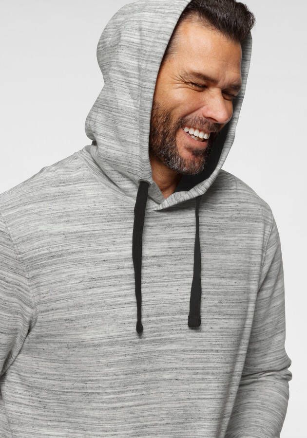 Man's World Hoodie Lange mouwen met ribboordjes met capuchon en koorden