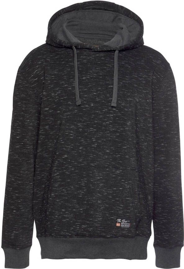 Man's World Hoodie Lange mouwen met ribboordjes met capuchon en koorden