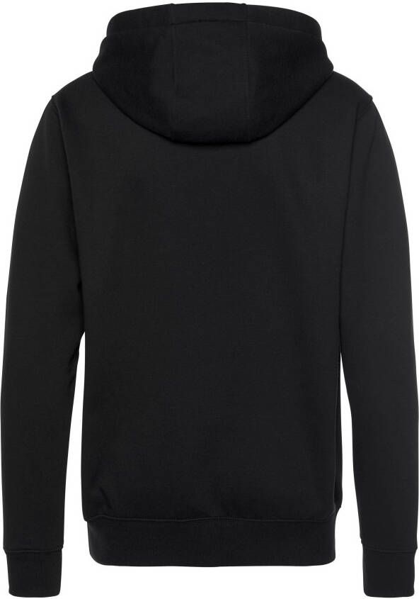 Man's World Hoodie lange mouwen losse pasvorm effen met capuchon