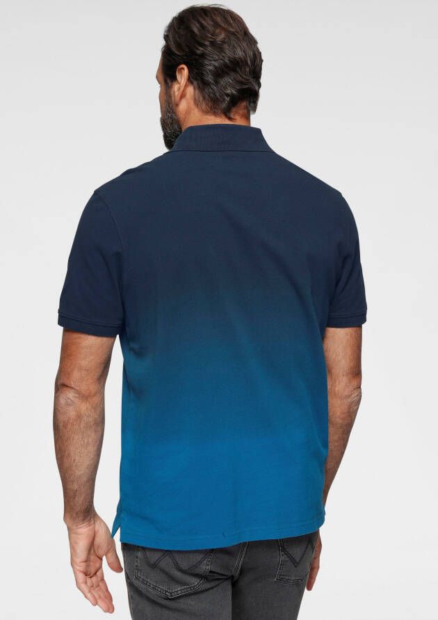 Man's World Poloshirt Korte mouwen met polokraag van piqué-stof met stijlvolle borduring