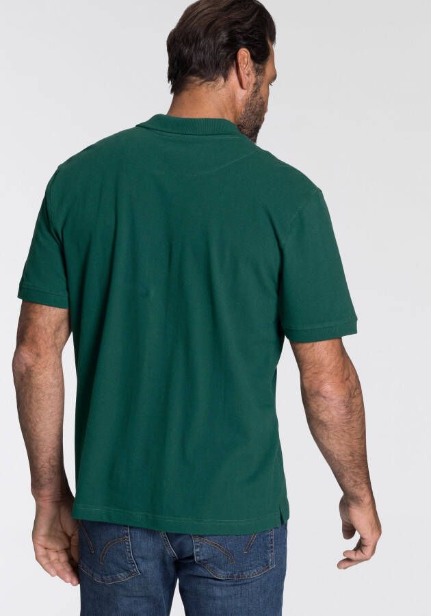 Man's World Poloshirt Korte mouwen losse pasvorm effen