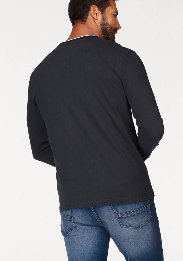 Man's World Shirt met lange mouwen met meerkleurige print