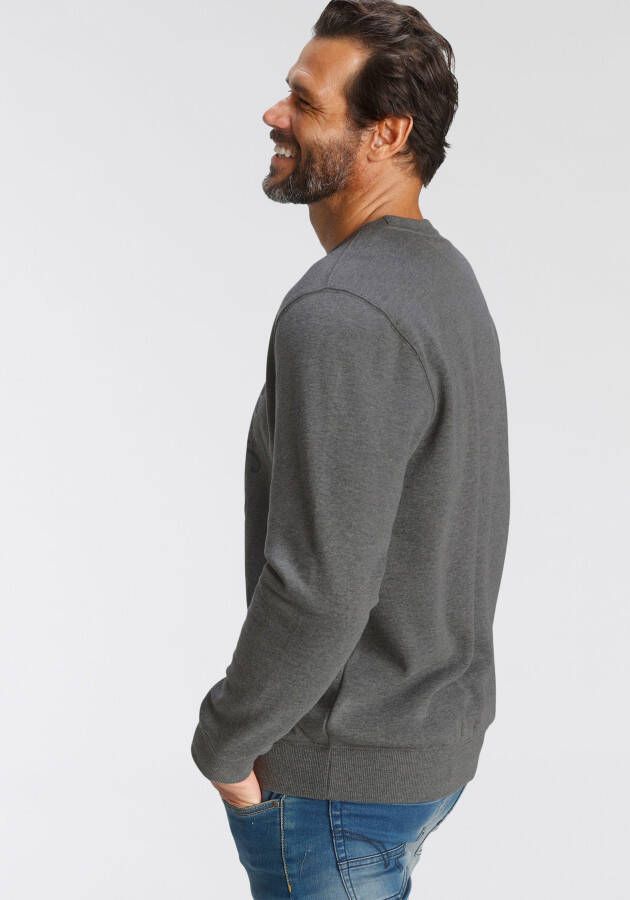 Man's World Sweatshirt Lange mouwen casual print ronde hals van katoenmix