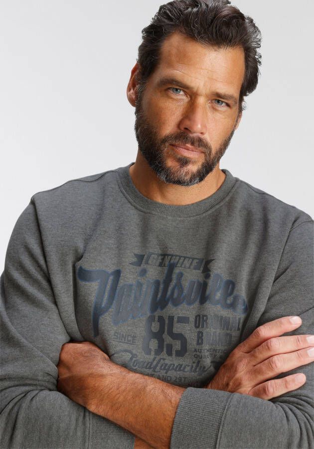 Man's World Sweatshirt Lange mouwen casual print ronde hals van katoenmix