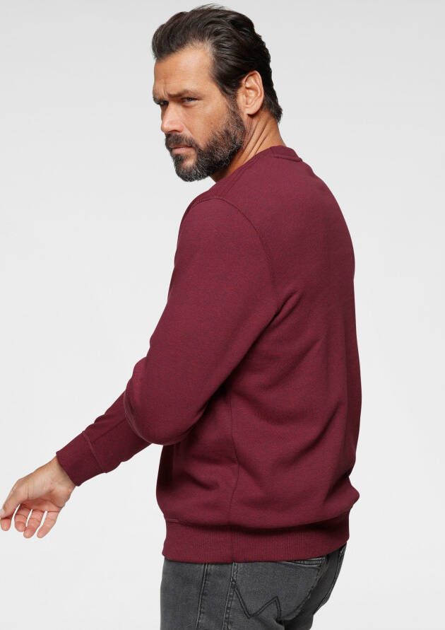 Man's World Sweatshirt Lange mouwen basic-stijl effen ronde hals