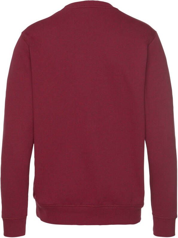 Man's World Sweatshirt Lange mouwen basic-stijl effen ronde hals