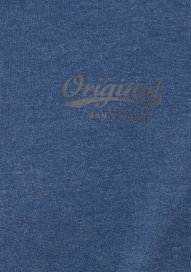 Man's World Sweatshirt Lange mouwen basic-stijl effen ronde hals
