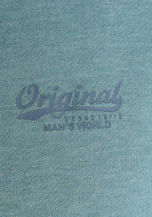 Man's World Sweatshirt Lange mouwen basic-stijl effen ronde hals