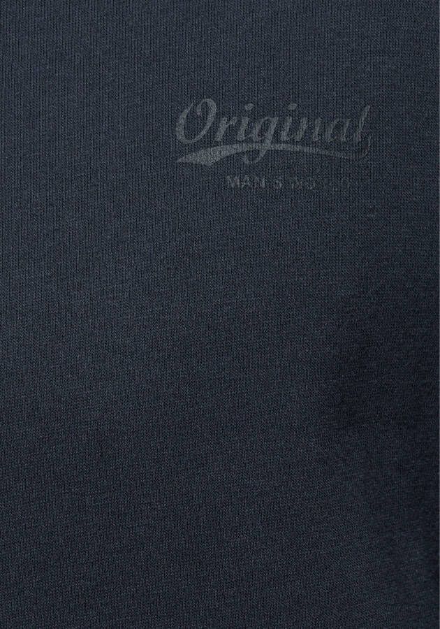 Man's World Sweatshirt Lange mouwen basic-stijl effen ronde hals