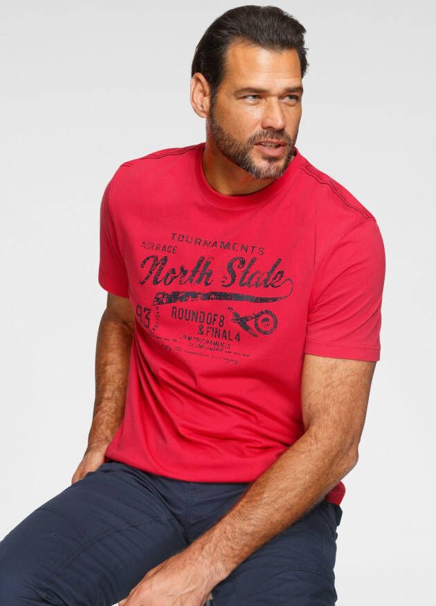 Man's World T-shirt Korte mouwen bedrukt ronde hals van single jersey