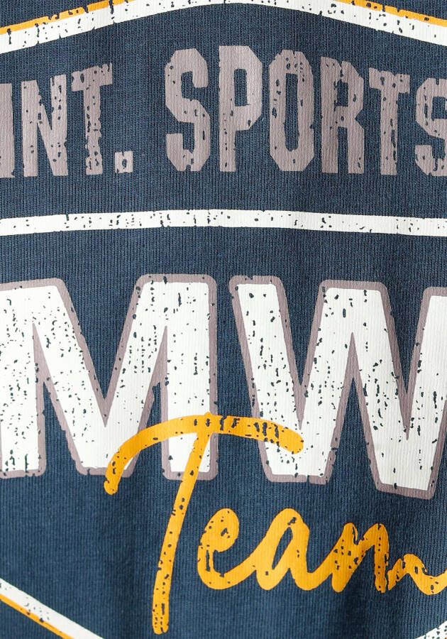 Man's World T-shirt Korte mouwen bedrukt ronde hals van katoen