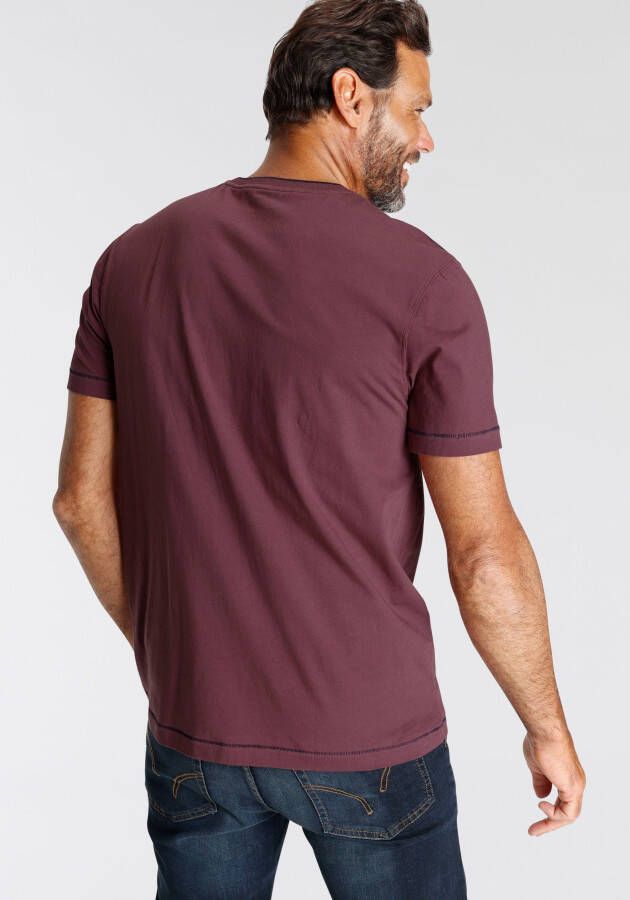 Man's World T-shirt Korte mouwen casual print van katoen
