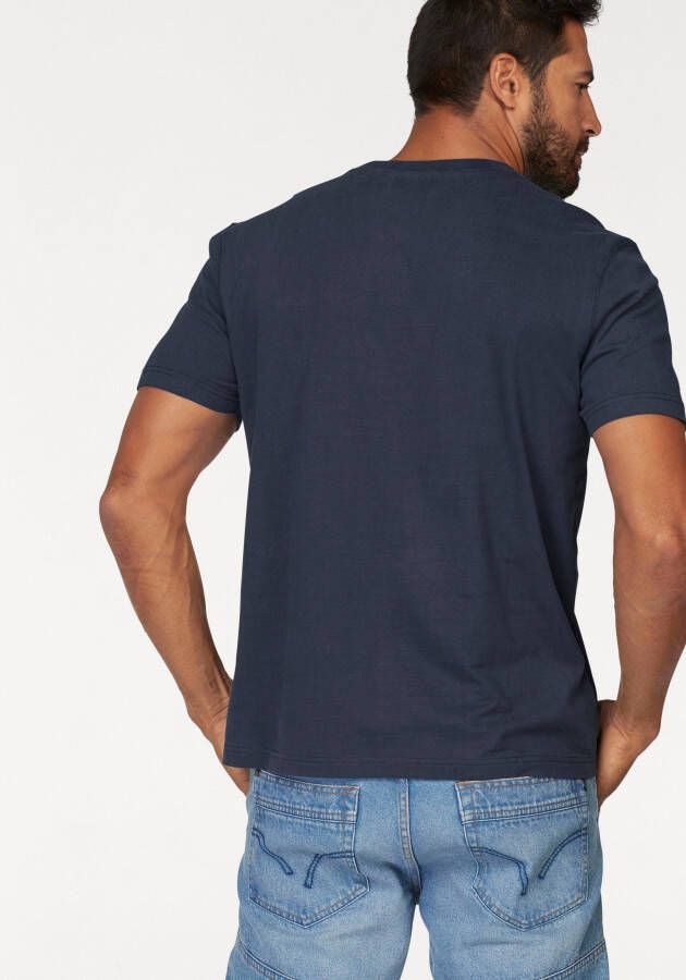 Man's World T-shirt Korte mouwen met print ronde hals van katoen