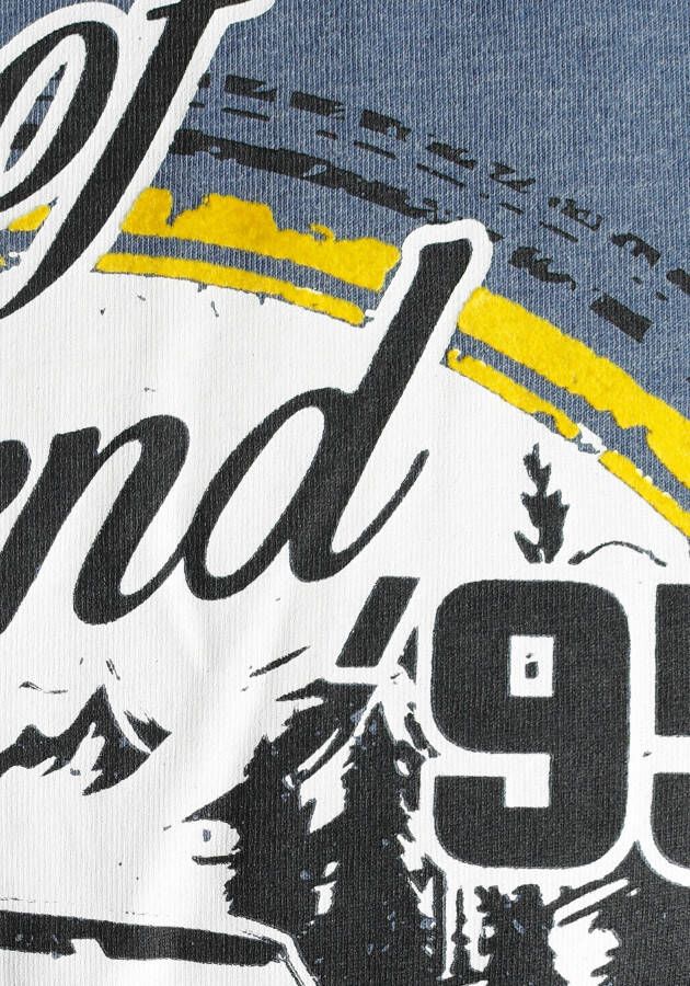 Man's World T-shirt Korte mouwen gemêleerd ronde hals van single jersey