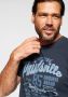 Man's World T-shirt Korte mouwen met stijlvolle print ronde hals van katoen - Thumbnail 3