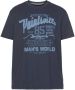 Man's World T-shirt Korte mouwen met stijlvolle print ronde hals van katoen - Thumbnail 4