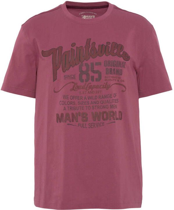 Man's World T-shirt met print