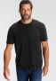 Man's World Shirt met ronde hals Korte mouwen regular fit effen ronde hals van katoen (5-delig Set van 5) - Thumbnail 2