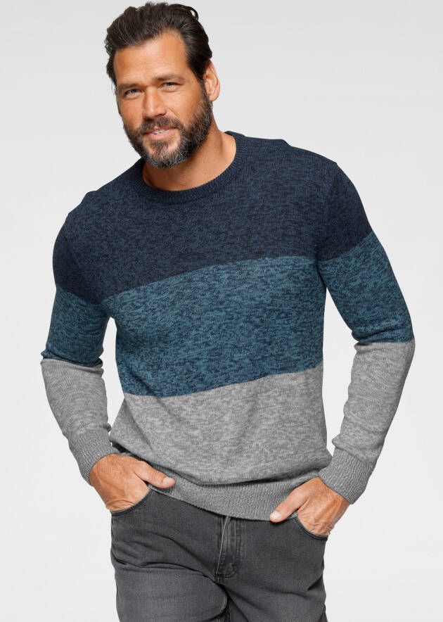 Man's World Trui met ronde hals Tot XL
