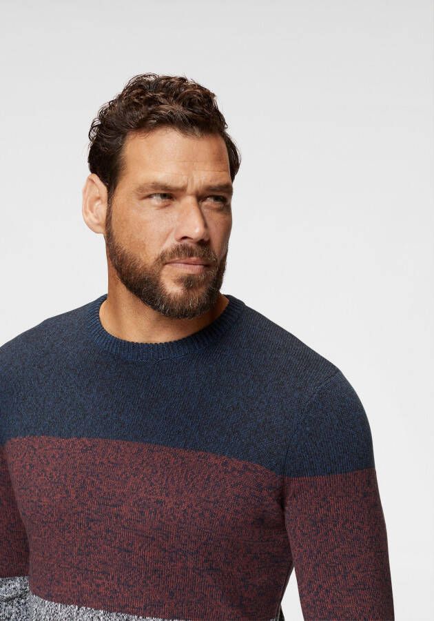 Man's World Trui met ronde hals Tot XL