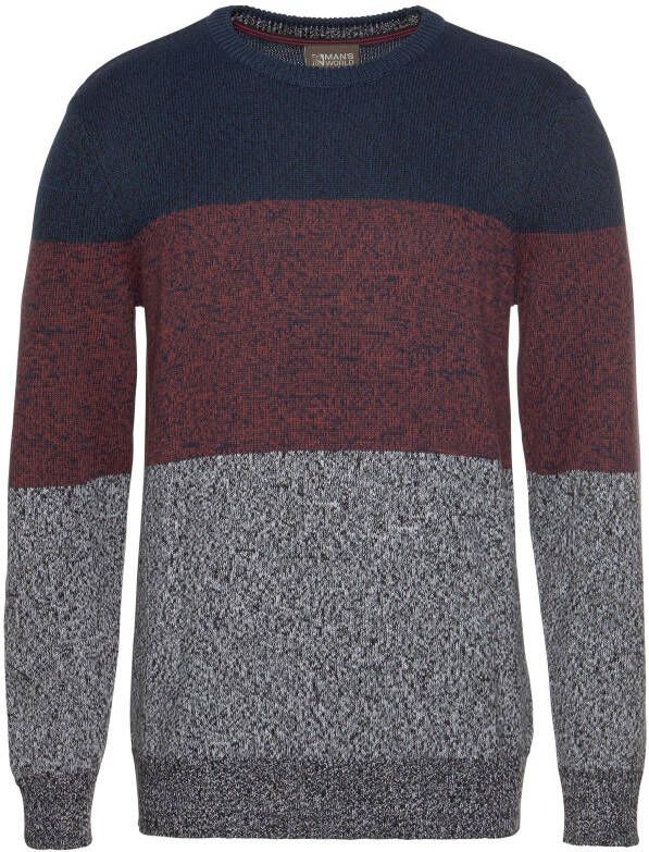 Man's World Trui met ronde hals Tot XL