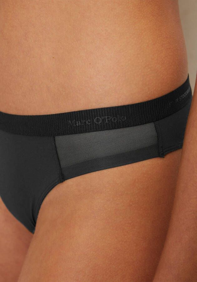 Marc O'Polo Bikinibroekje SHEER & OPAQUE Met transparante inzetten