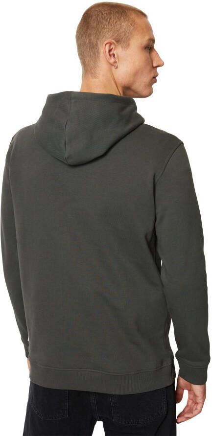 Marc O'Polo Hoodie relaxed Gray Heren