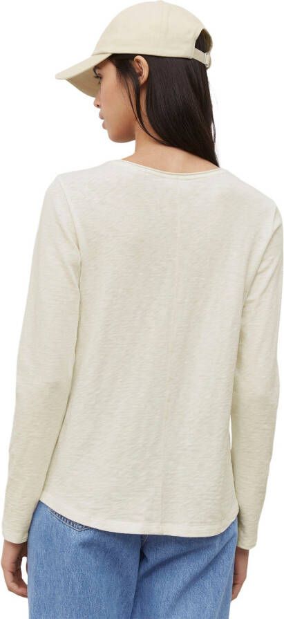 Marc O'Polo DENIM Shirt met lange mouwen met rolrand langs de v-hals