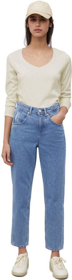 Marc O'Polo DENIM Shirt met lange mouwen met rolrand langs de v-hals