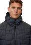Marc O'Polo quilted gewatteerde jas van gerecycled polyester dark navy - Thumbnail 4