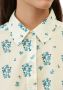 Marc O'Polo All-over print blouse straight fit Beige Dames - Thumbnail 8