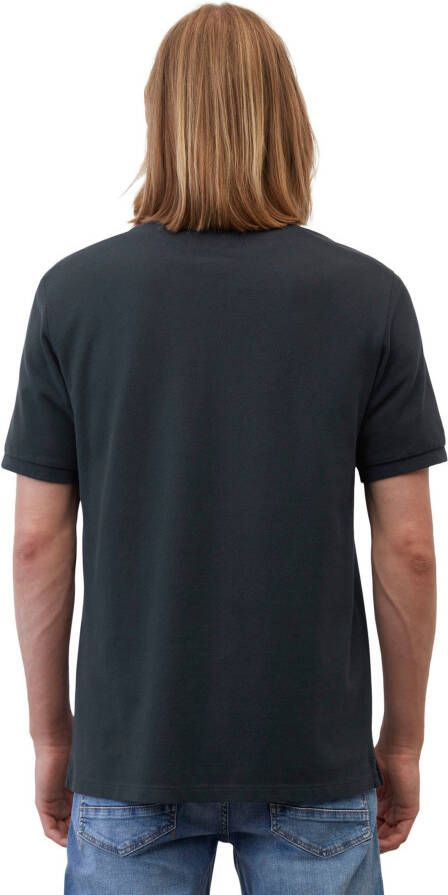 Marc O'Polo Poloshirt in fijn gestructureerde look