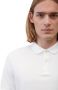 Marc O'Polo Short sleeve polo shirt in piqué fabric Wit Heren - Thumbnail 6